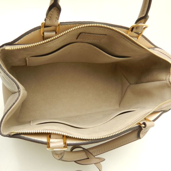 Louis Vuitton Petit Palais PM Handbag Bicolor Tourtrell Creme - Picture 6 of 8